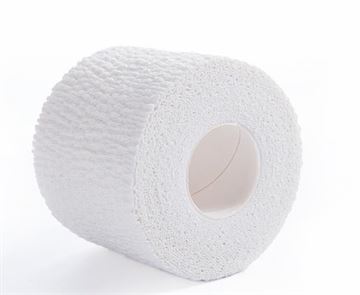 Fleksibelt bandage  5 cm  x 4,5 m i hvid